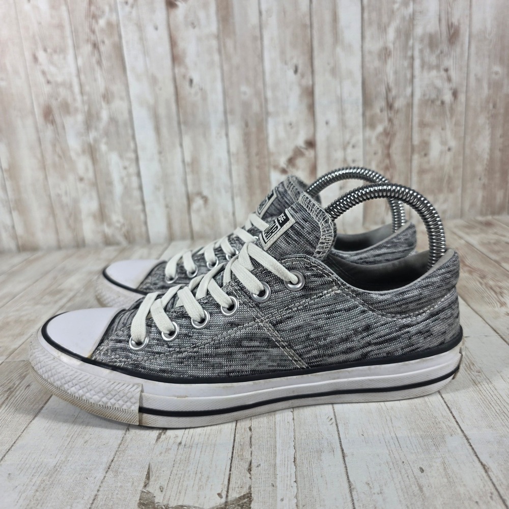 Converse Chuck Taylor All Star Low Top Grey Space Dye‎ Knit Sneakers Womens 7 - Picture 2 of 8